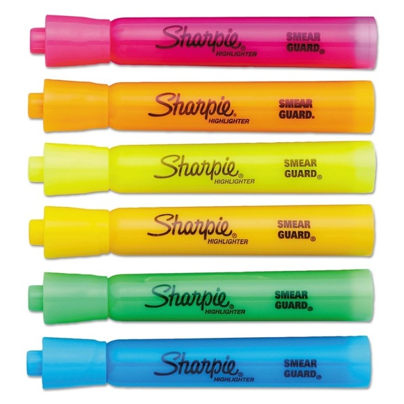 Sharpie 12-Pack Highlighters Assorted Colors Chisel Tip, AP Certified Non-Toxic - Picture 3 of 5